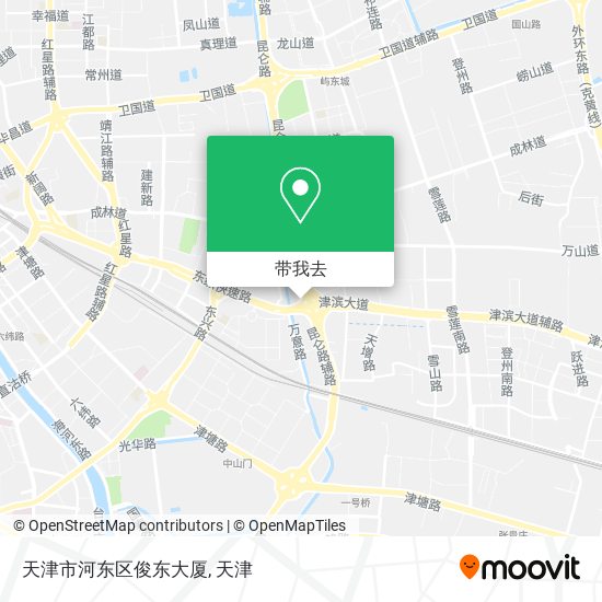天津市河东区俊东大厦地图