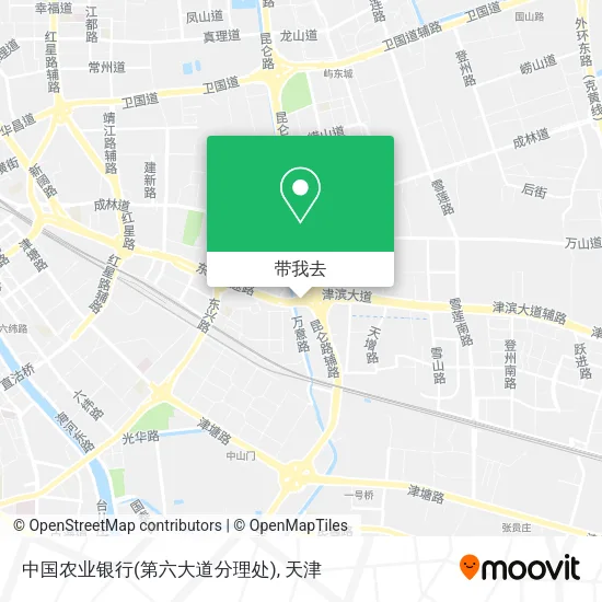 中国农业银行(第六大道分理处)地图
