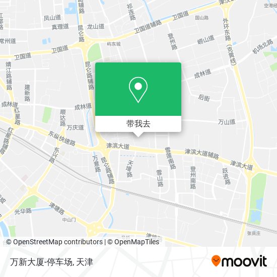 万新大厦-停车场地图