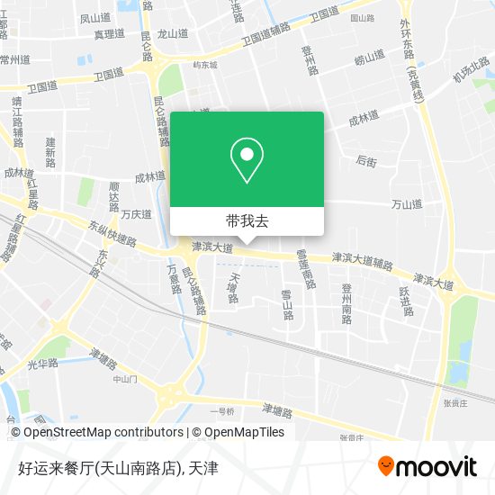 好运来餐厅(天山南路店)地图
