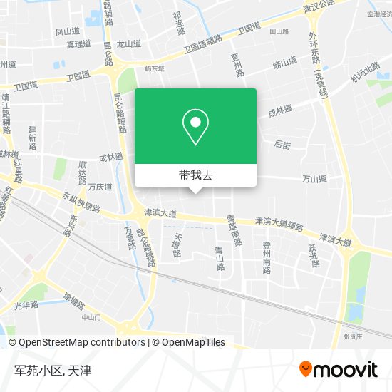 军苑小区地图
