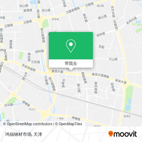 鸿福钢材市场地图