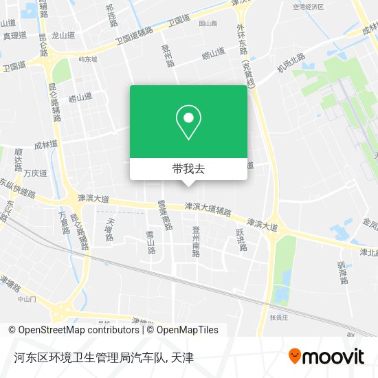 河东区环境卫生管理局汽车队地图