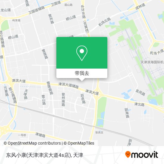 东风小康(天津津滨大道4s店)地图