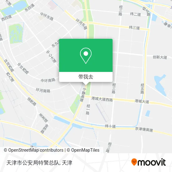天津市公安局特警总队地图