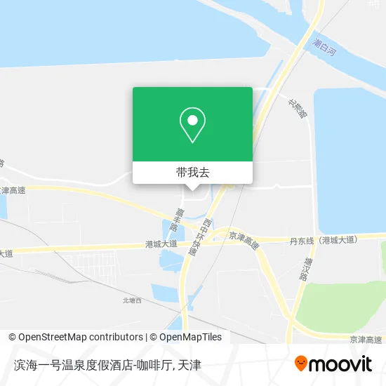 滨海一号温泉度假酒店-咖啡厅地图