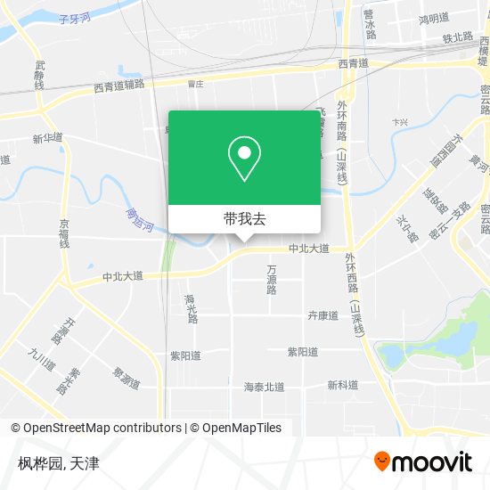 枫桦园地图