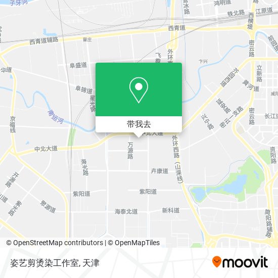 姿艺剪烫染工作室地图