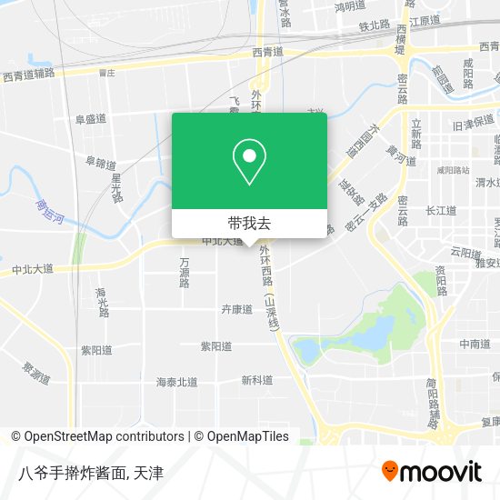 八爷手擀炸酱面地图