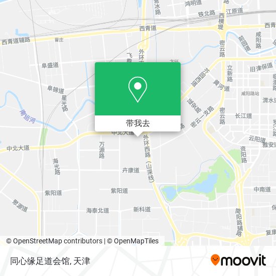 同心缘足道会馆地图