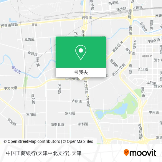 中国工商银行(天津中北支行)地图