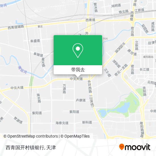 西青国开村镇银行地图