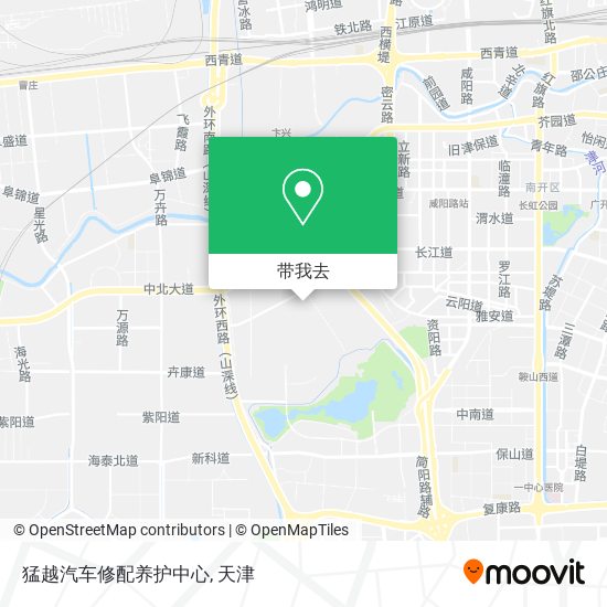 猛越汽车修配养护中心地图