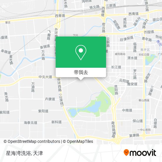 星海湾洗浴地图