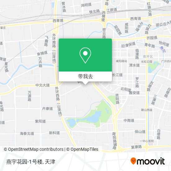 燕宇花园-1号楼地图