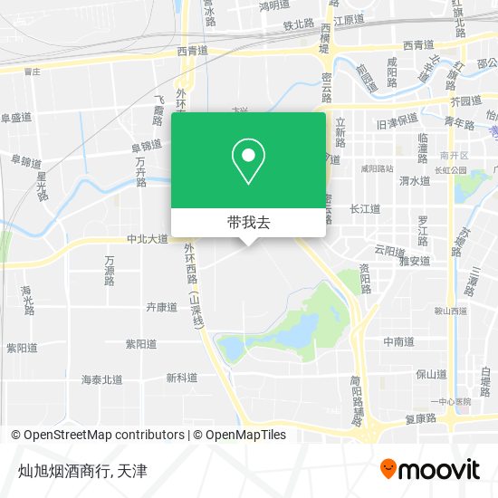 灿旭烟酒商行地图