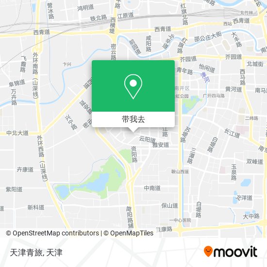 天津青旅地图