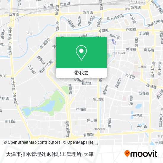 天津市排水管理处退休职工管理所地图