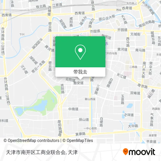 天津市南开区工商业联合会地图