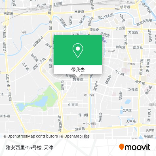 雅安西里-15号楼地图