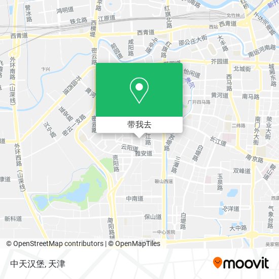 中天汉堡地图