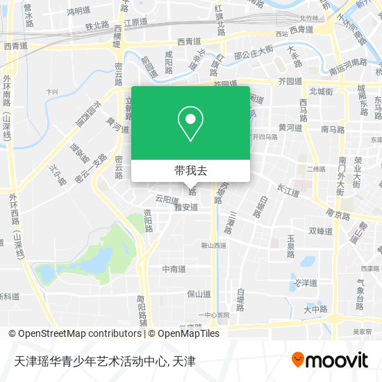 天津瑶华青少年艺术活动中心地图