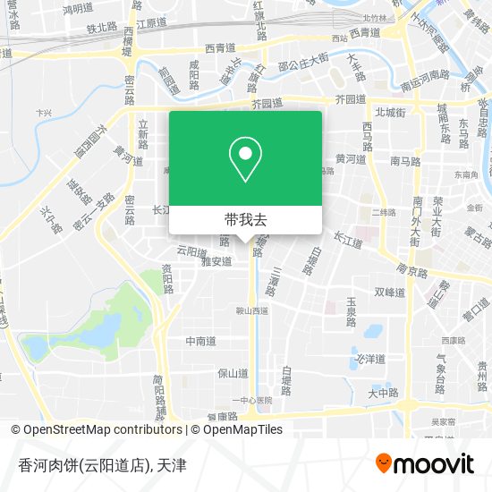 香河肉饼(云阳道店)地图