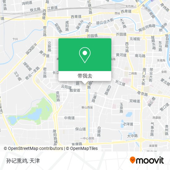 孙记熏鸡地图