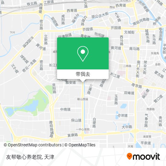 友帮敬心养老院地图