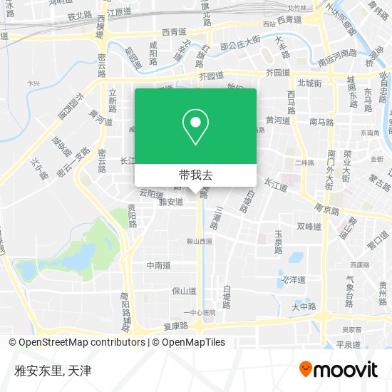 雅安东里地图