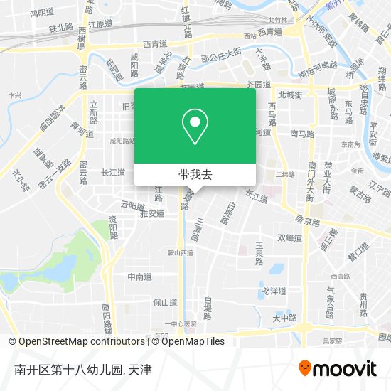 南开区第十八幼儿园地图
