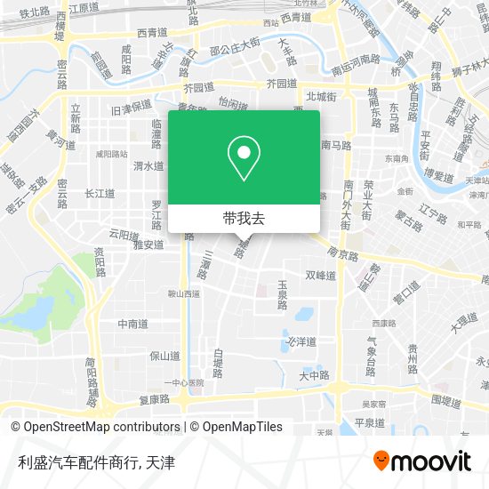 利盛汽车配件商行地图