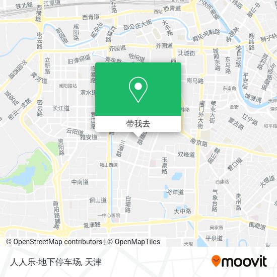 人人乐-地下停车场地图