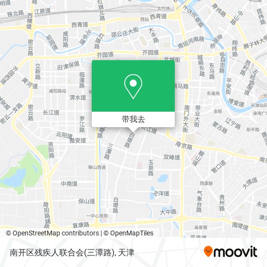 南开区残疾人联合会(三潭路)地图