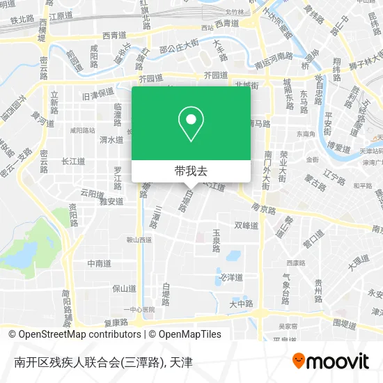 南开区残疾人联合会(三潭路)地图