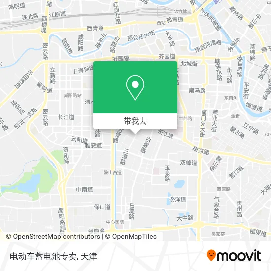 电动车蓄电池专卖地图