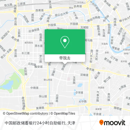 中国邮政储蓄银行24小时自助银行地图