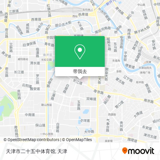 天津市二十五中体育馆地图