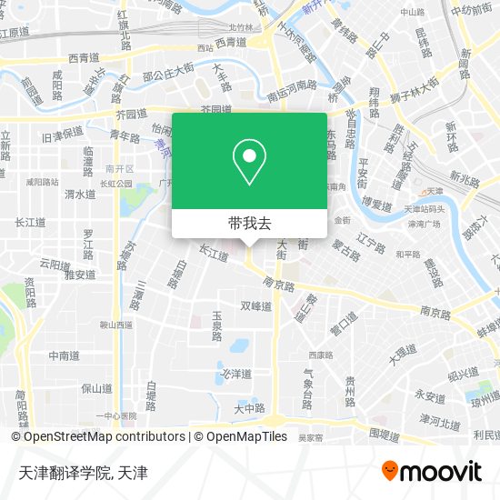 天津翻译学院地图
