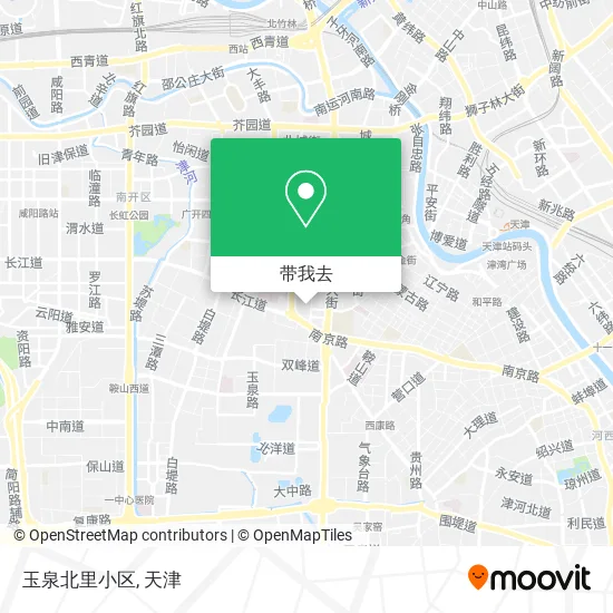 玉泉北里小区地图