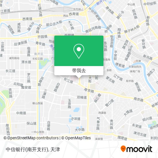 中信银行(南开支行)地图