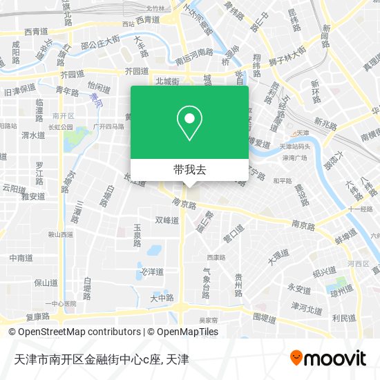 天津市南开区金融街中心c座地图