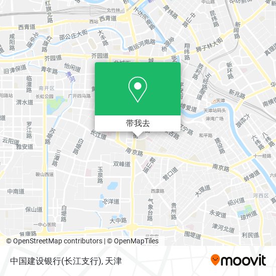 中国建设银行(长江支行)地图