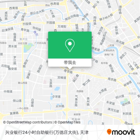 兴业银行24小时自助银行(万德庄大街)地图