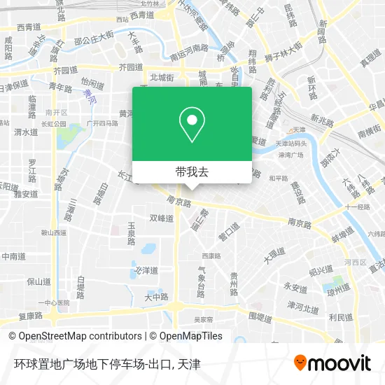 环球置地广场地下停车场-出口地图