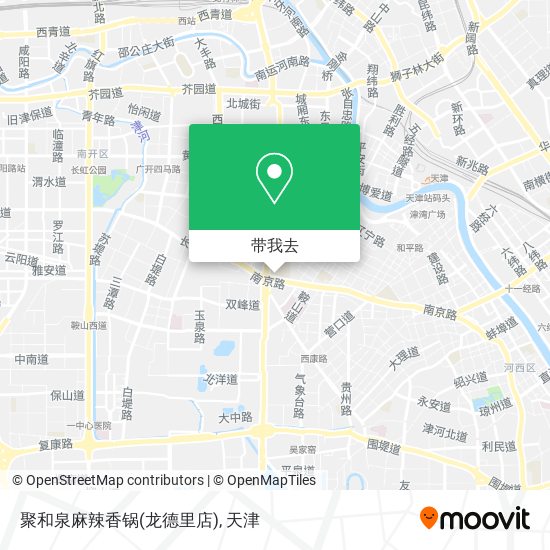 聚和泉麻辣香锅(龙德里店)地图