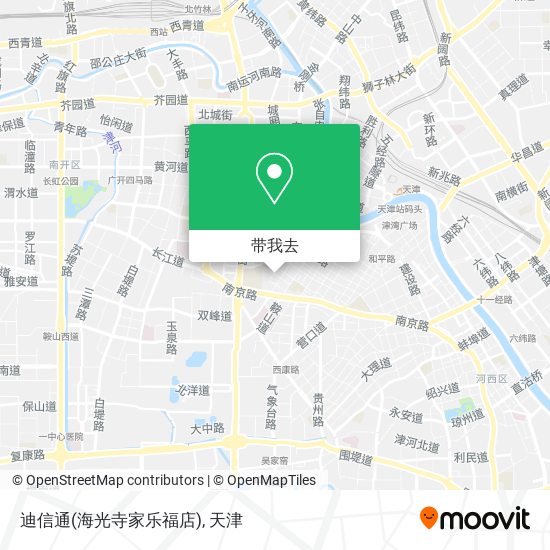 迪信通(海光寺家乐福店)地图