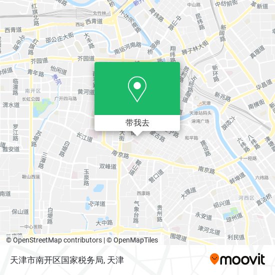天津市南开区国家税务局地图