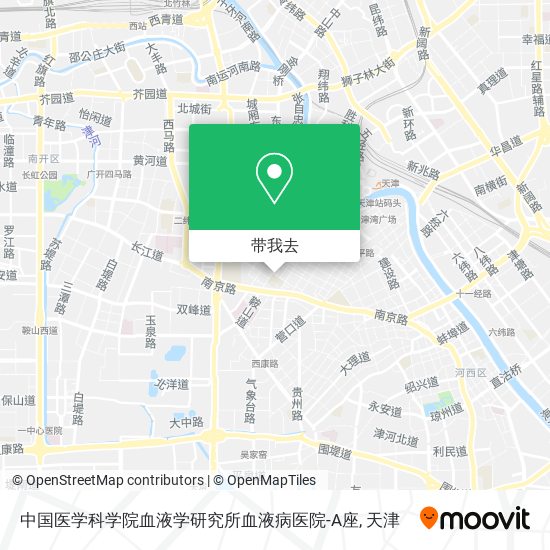 中国医学科学院血液学研究所血液病医院-A座地图