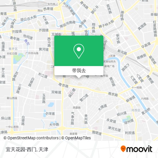 宜天花园-西门地图